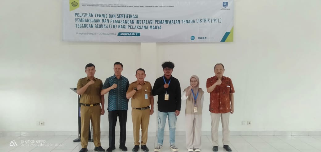 PPSDM KEBTE Gandeng Dinas ESDM Provinsi Kepulauan Bangka Belitung untuk Tenaga Teknik  Handal